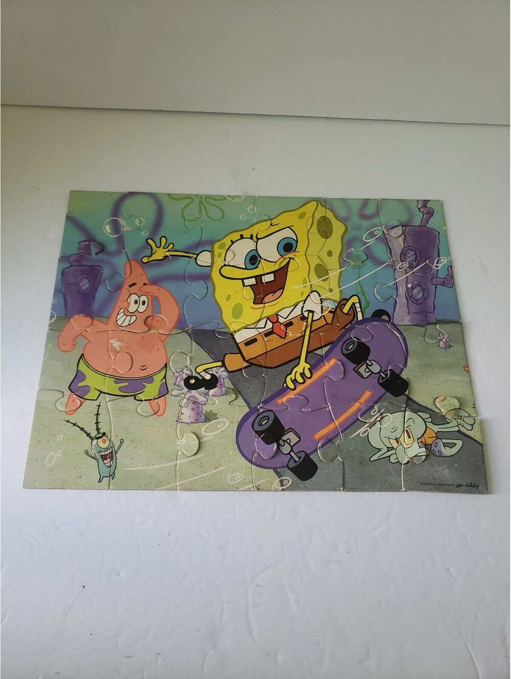 Spongebob Squarepants 24 Piece Jigsaw Puzzle Nickelodeon Vintage 2003